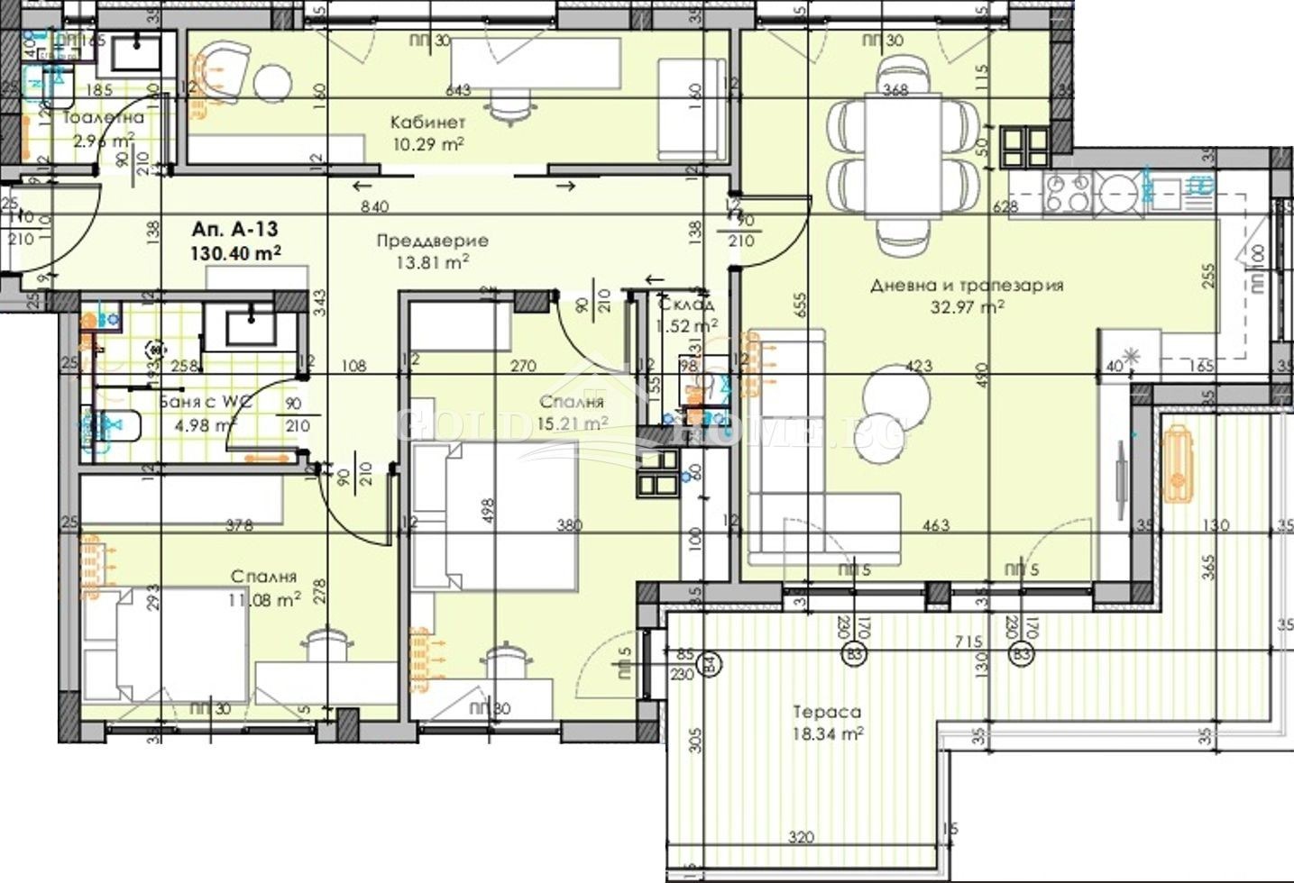Продава 4-СТАЕН, гр. Пловдив, Остромила, снимка 2 - Апартаменти - 55571496