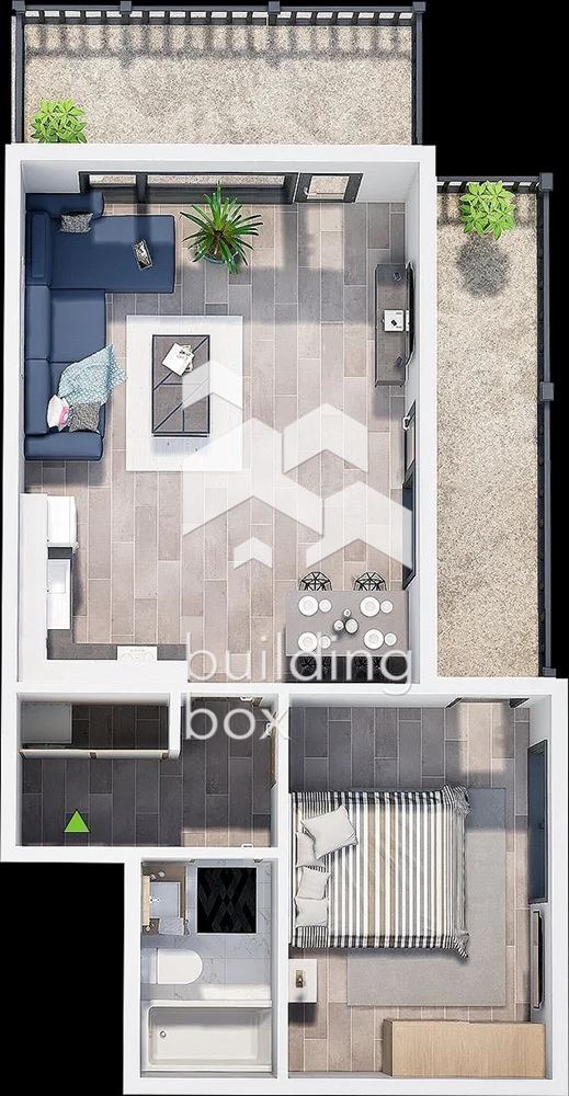 Продава 2-СТАЕН, гр. Пловдив, Христо Смирненски, снимка 3 - Апартаменти - 56199681