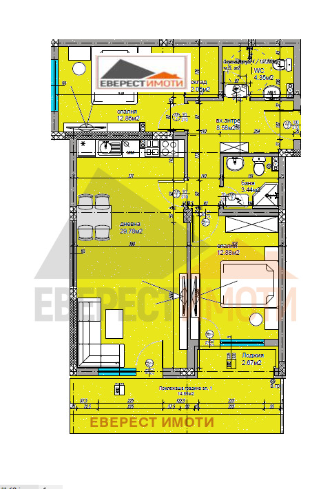 Na prodej  2 ložnice Plovdiv , Ostromila , 117 m2 | 82081936 - obraz [3]