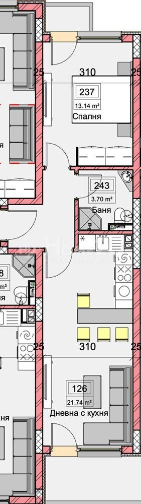 Продава  2-стаен град Варна , Кайсиева градина , 67 кв.м | 33836449 - изображение [4]