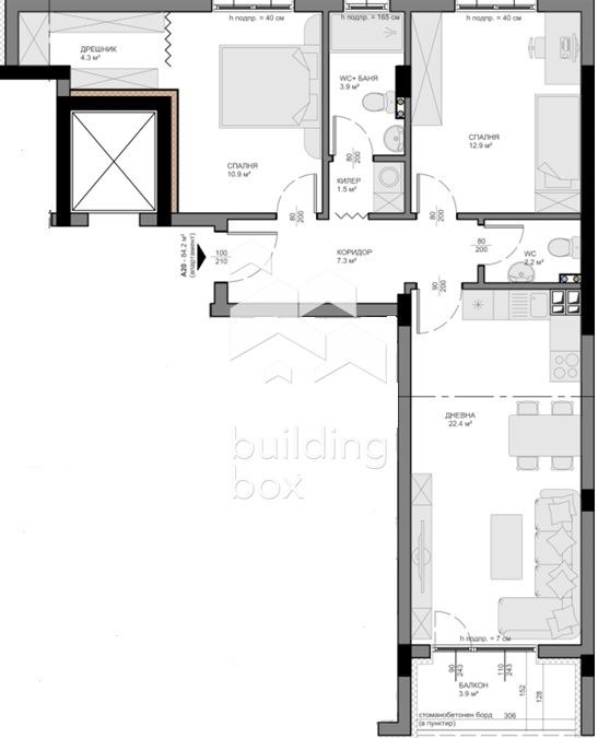Продава 3-СТАЕН, гр. Варна, Владислав Варненчик 1, снимка 2 - Апартаменти - 55895519