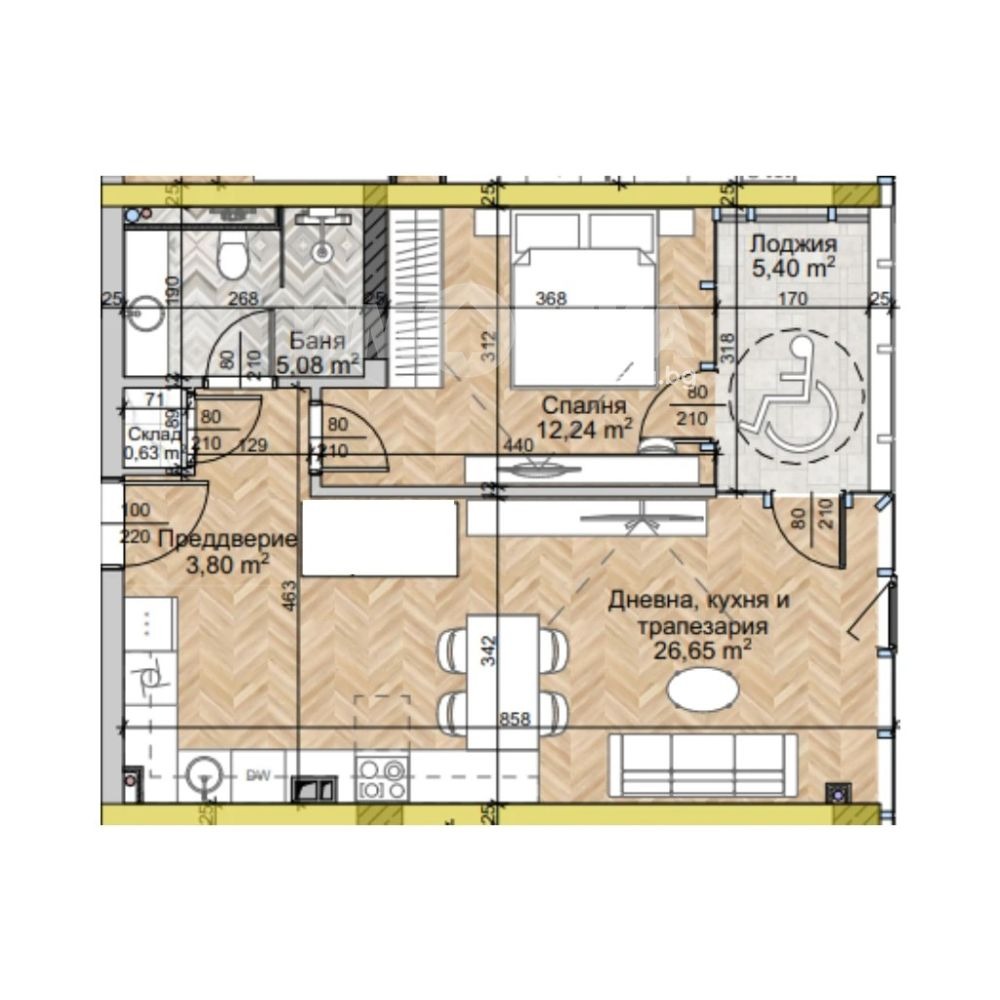 Продава 2-СТАЕН, гр. София, Люлин 2, снимка 2 - Апартаменти - 52640619
