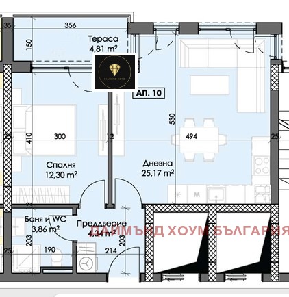 Zu verkaufen  1 Schlafzimmer Plowdiw , Trakija , 72 qm | 78772144 - Bild [2]