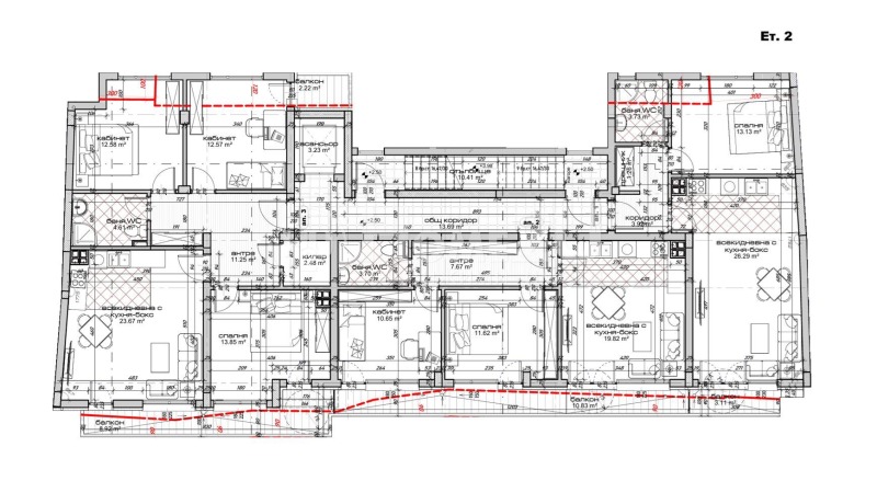 Продаја  1 спаваћа соба Варна , Колхозен пазар , 77 м2 | 97344100 - слика [5]