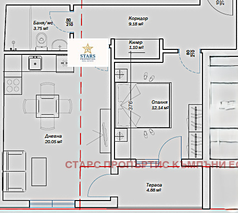 Продава 2-СТАЕН, град Варна, Погреби • 89000 € / 174068.87 лв. • 24091739 1