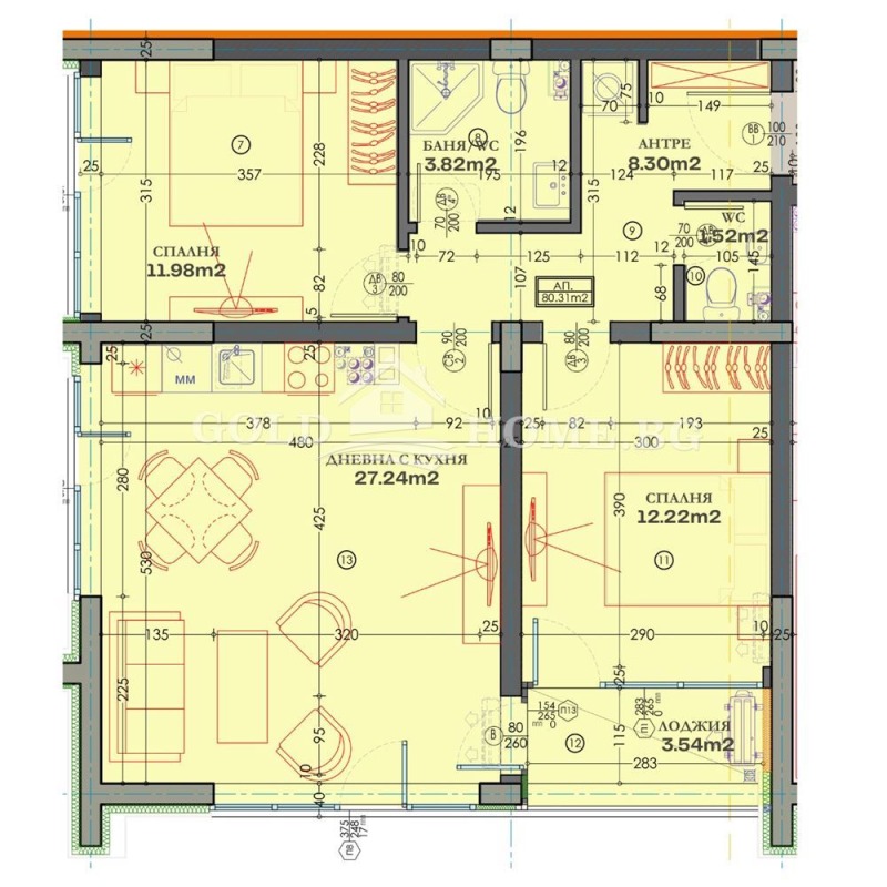 Продава 3-СТАЕН, гр. Пловдив, Тракия, снимка 2 - Aпартаменти - 48763498