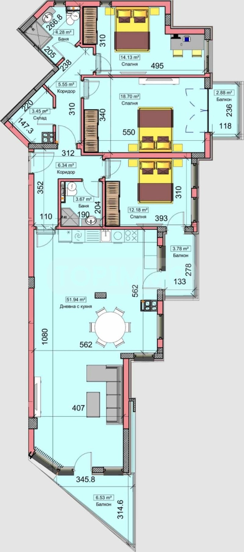 Продава 4-СТАЕН, гр. Варна, Бриз, снимка 4 - Aпартаменти - 46512739