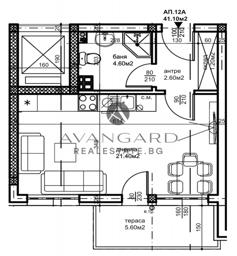 Till salu  Studio Plovdiv , Belomorski , 47 kvm | 11986767 - bild [3]