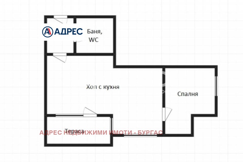 Продава 2-СТАЕН, гр. Бургас, Изгрев, снимка 3 - Aпартаменти - 49553142