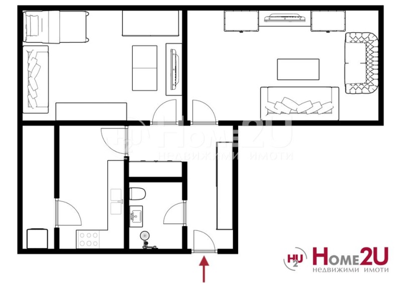 For Sale  1 bedroom Plovdiv , Hristo Smirnenski , 58 sq.m | 60029779 - image [9]