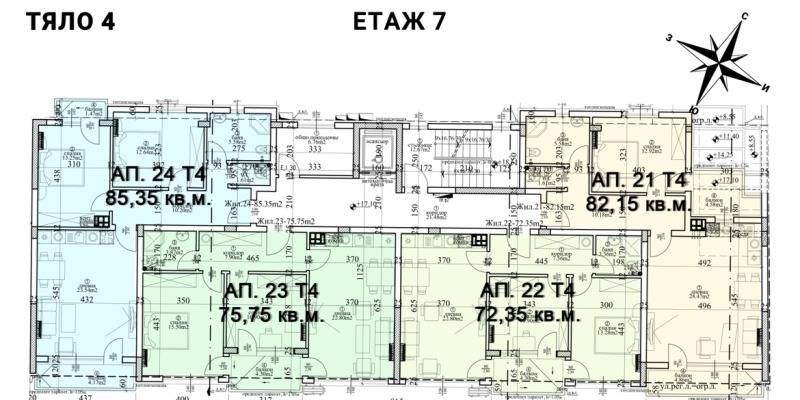 Продава  3-стаен град Варна , Център , 106 кв.м | 81113584 - изображение [15]