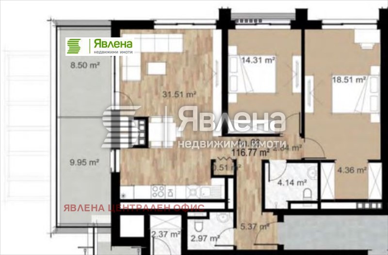 Продаја  2 спаваће собе Софија , Сердика , 141 м2 | 81019654 - слика [2]