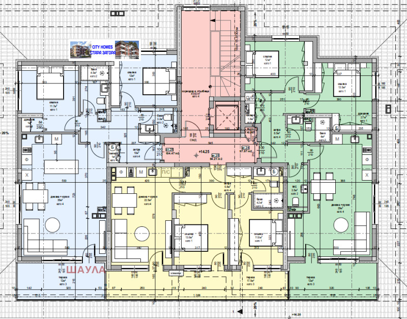Продава 3-СТАЕН, гр. Стара Загора, Железник - център, снимка 3 - Апартаменти - 52590843