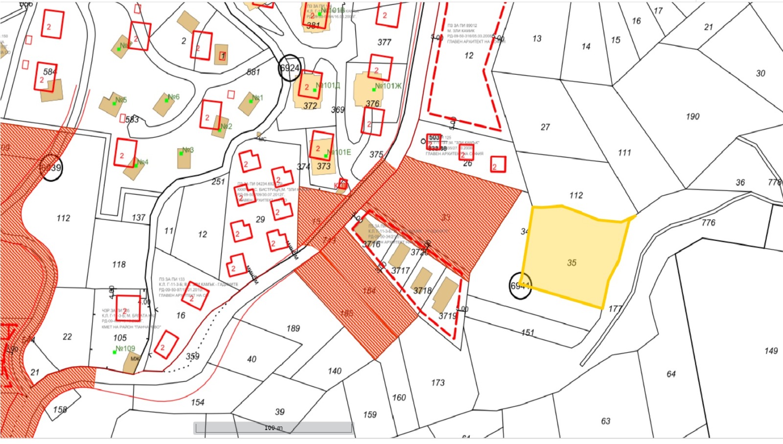 Продава ПАРЦЕЛ, гр. София, с. Бистрица, снимка 5 - Парцели - 55680051