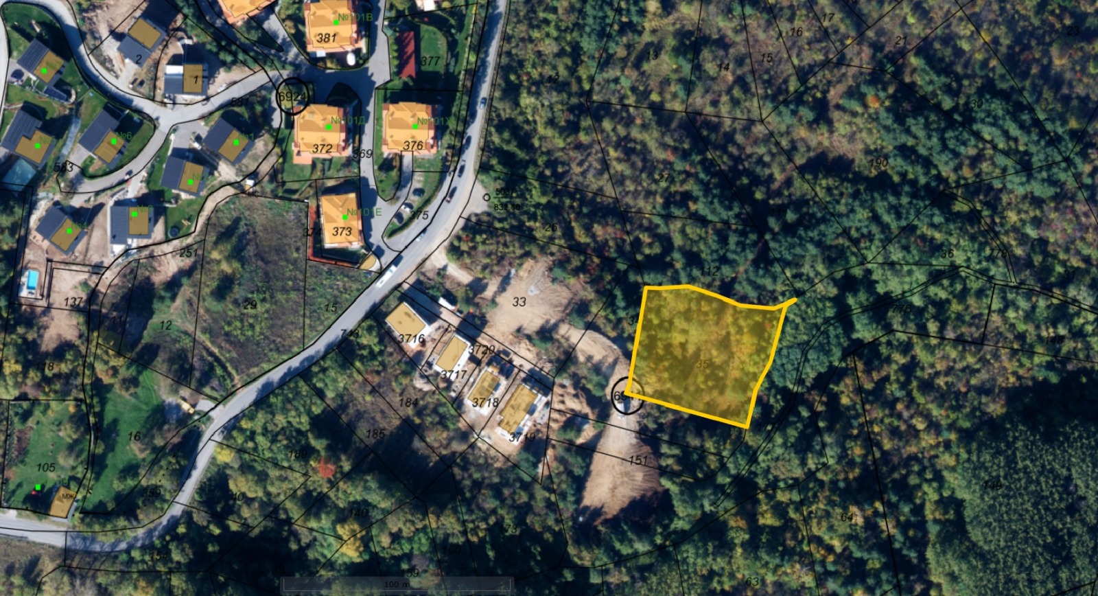 Продава ПАРЦЕЛ, гр. София, с. Бистрица, снимка 4 - Парцели - 55680051