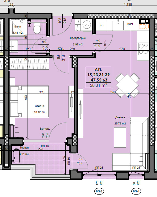 Продава  2-стаен град Пловдив , Кършияка , 69 кв.м | 35851765