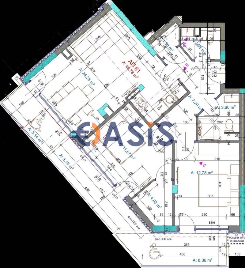 Na prodej  2 ložnice Burgas , Centar , 117 m2 | 81135027 - obraz [3]