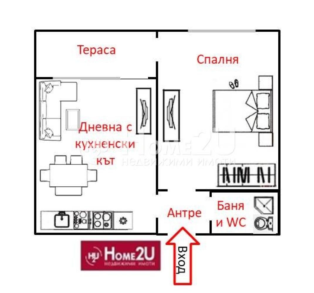 Продава 2-СТАЕН, гр. Бургас, област Бургас
