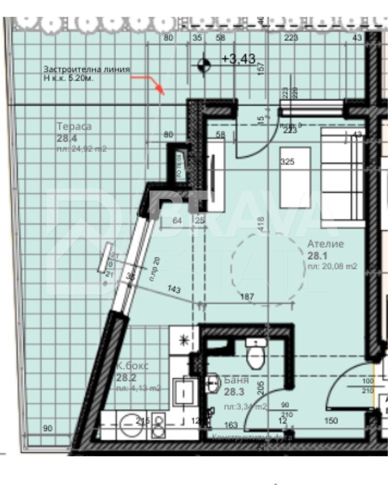 Продава  1-стаен град Пловдив , Кършияка , 77 кв.м | 21740270 - изображение [2]
