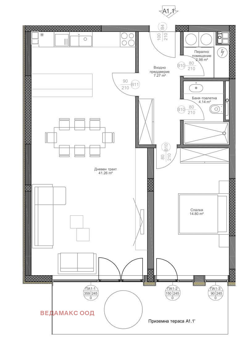 Продава 2-СТАЕН, гр. Варна, Свети Никола, снимка 2 - Aпартаменти - 48614591