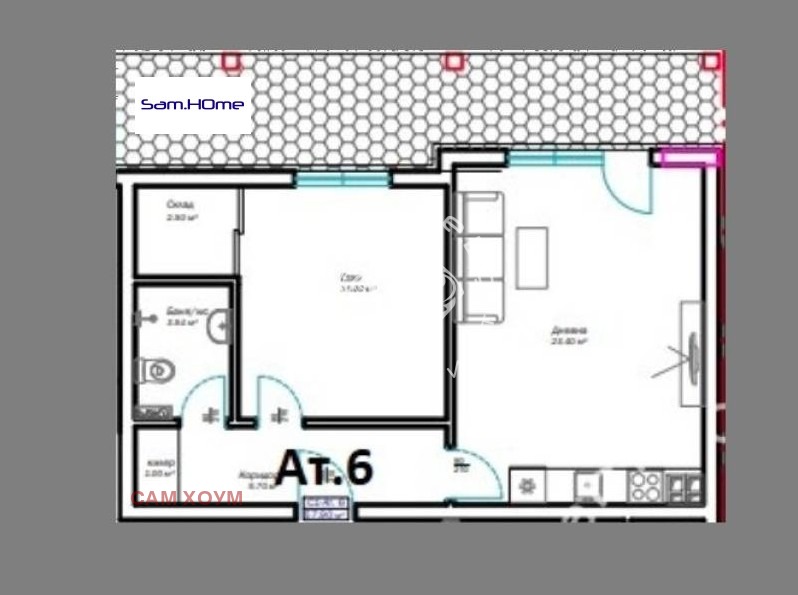 À venda  1 quarto Varna , Vazrajdane 3 , 74 m² | 38264419 - imagem [2]