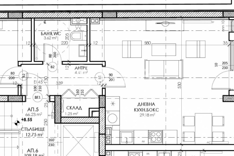 На продаж  1 спальня София , Център , 78 кв.м | 21390205 - зображення [3]