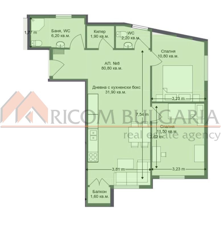 À vendre  2 chambres Varna , Sveti Nikola , 93 m² | 93630692 - image [3]