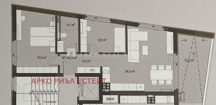 Продава 3-СТАЕН, гр. София, Карпузица, снимка 3 - Апартаменти - 56094812