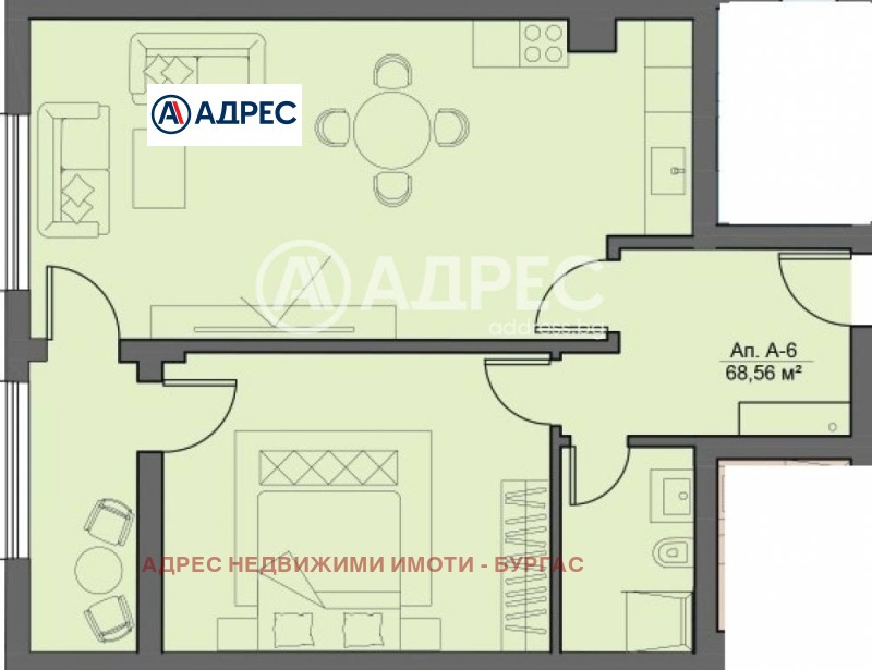 For Sale  1 bedroom Burgas , Sarafovo , 69 sq.m | 62777962 - image [4]