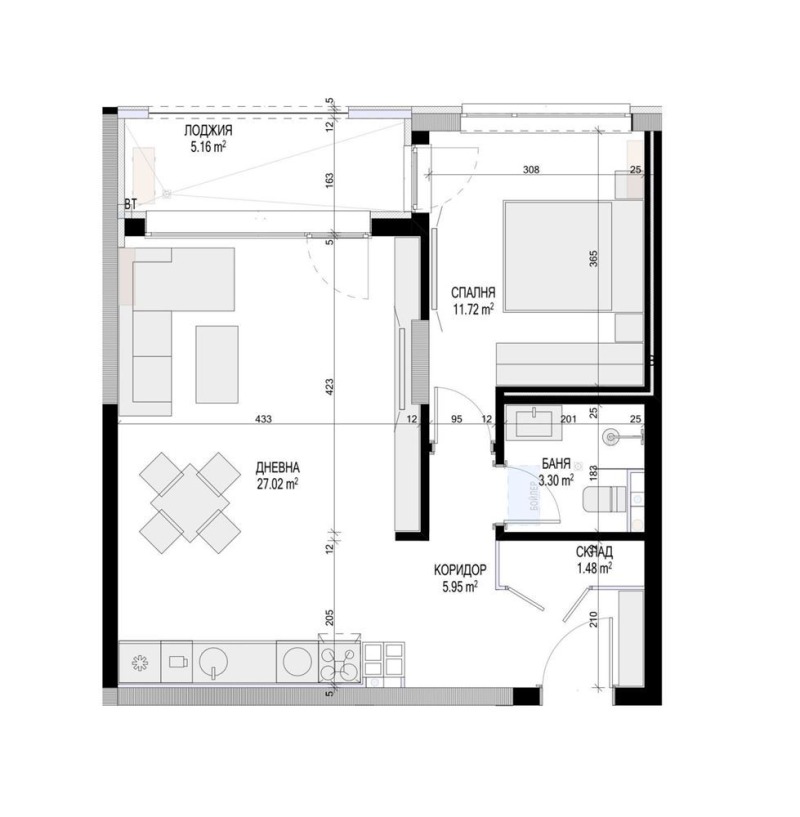 In vendita  1 camera da letto Varna , Levski 1 , 79 mq | 94849007 - Immagine [2]