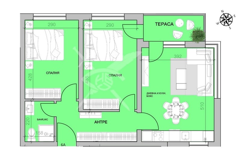 Продава 3-СТАЕН, гр. Пловдив, Христо Смирненски, снимка 1 - Aпартаменти - 44835361