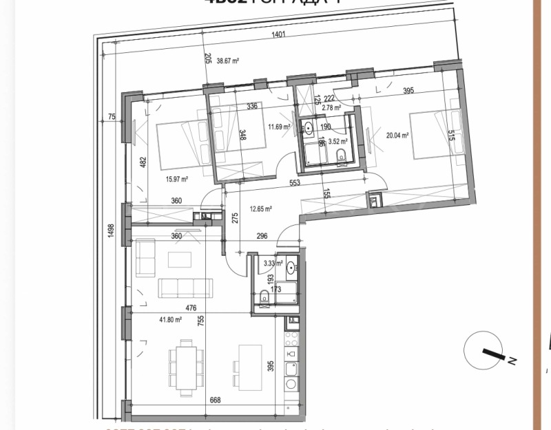 Продава 3-СТАЕН, гр. Пловдив, Христо Смирненски, снимка 12 - Апартаменти - 53539111