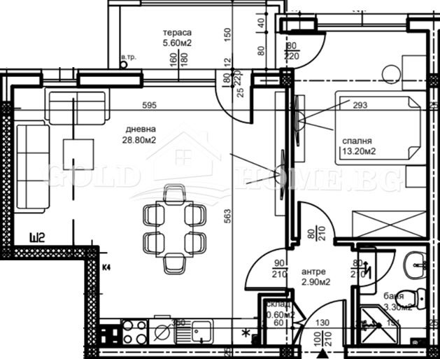 Продава 2-СТАЕН, гр. Пловдив, Беломорски, снимка 14 - Апартаменти - 55989459