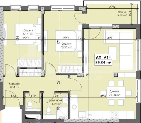 Продава 3-СТАЕН, гр. Пловдив, Кършияка, снимка 2 - Aпартаменти - 49399044