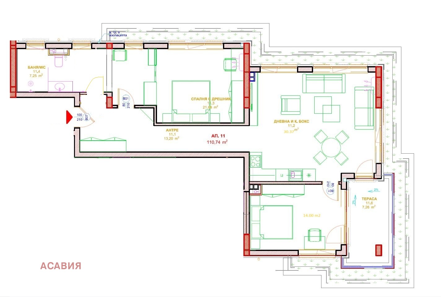 Продава 3-СТАЕН, гр. Черноморец, област Бургас, снимка 7 - Апартаменти - 54422858