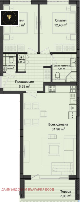 3-стаен град Пловдив, Гагарин 2