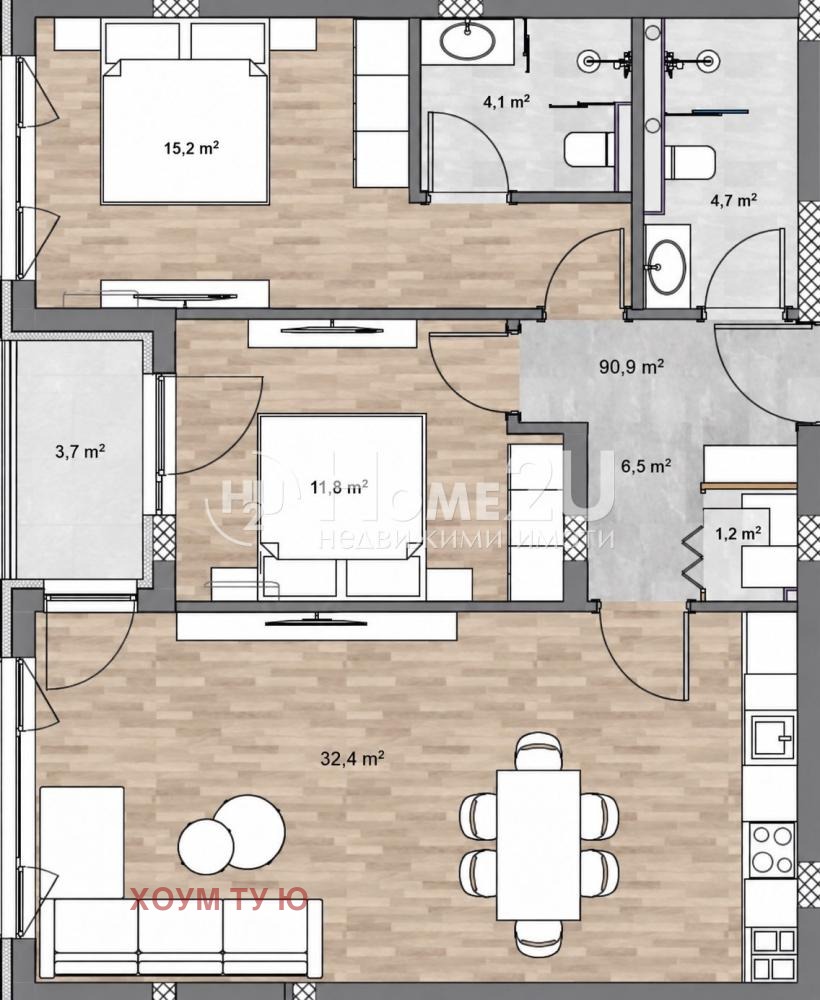 Продава 3-СТАЕН, гр. Пловдив, Кършияка, снимка 10 - Апартаменти - 55799636