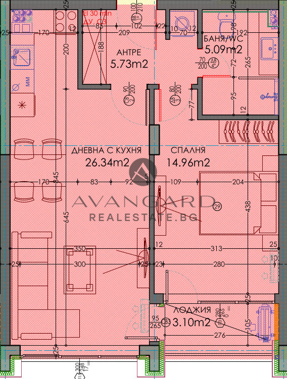 Продава  2-стаен град Пловдив , Тракия , 71 кв.м | 80761593 - изображение [2]