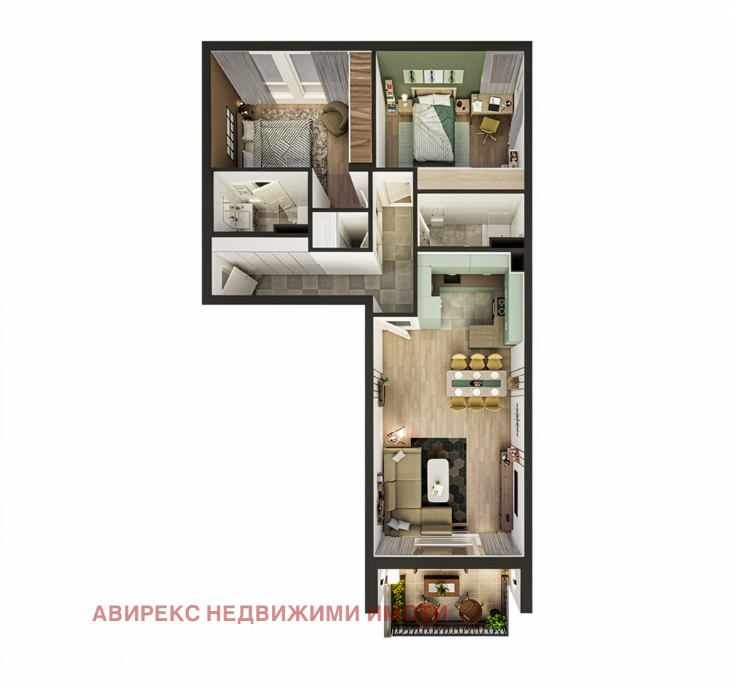 Продава 3-СТАЕН, гр. Пловдив, Тракия, снимка 13 - Апартаменти - 56723533