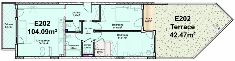 Продава 3-СТАЕН, гр. София, Полигона, снимка 3 - Апартаменти - 52439247