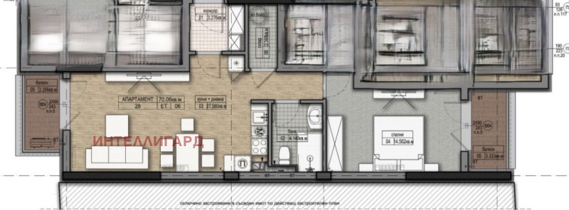 À venda  1 quarto Sofia , Drujba 2 , 86 m² | 57387429 - imagem [12]
