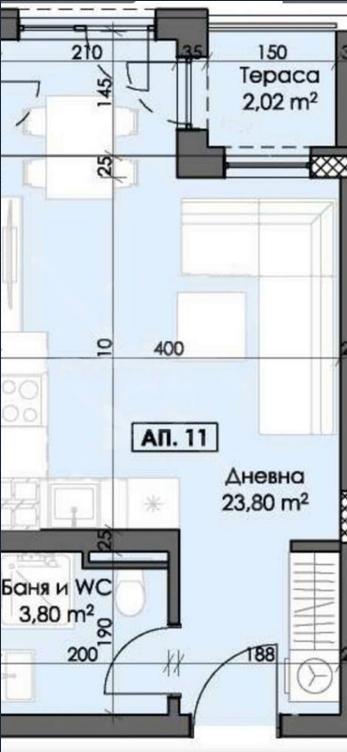 Na prodej  Studio Plovdiv , Trakija , 42 m2 | 27796908 - obraz [3]