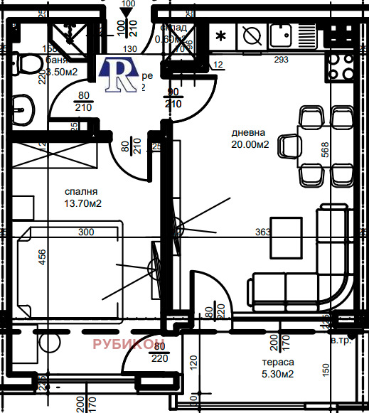 For Sale  1 bedroom Plovdiv , Kyuchuk Parizh , 61 sq.m | 67511094 - image [2]