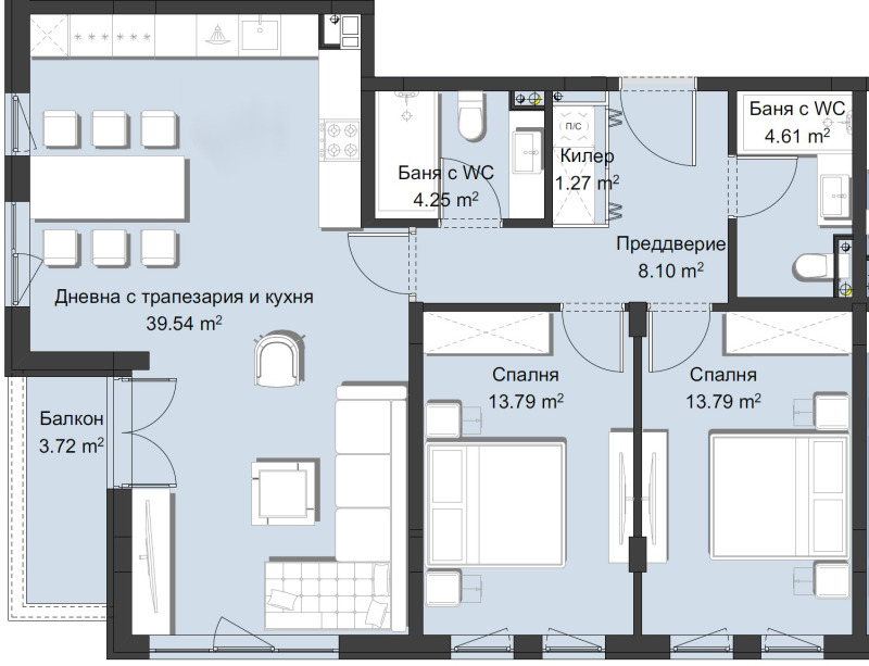 Продава  3-стаен град Пловдив , Христо Смирненски , 129 кв.м | 53908633 - изображение [2]