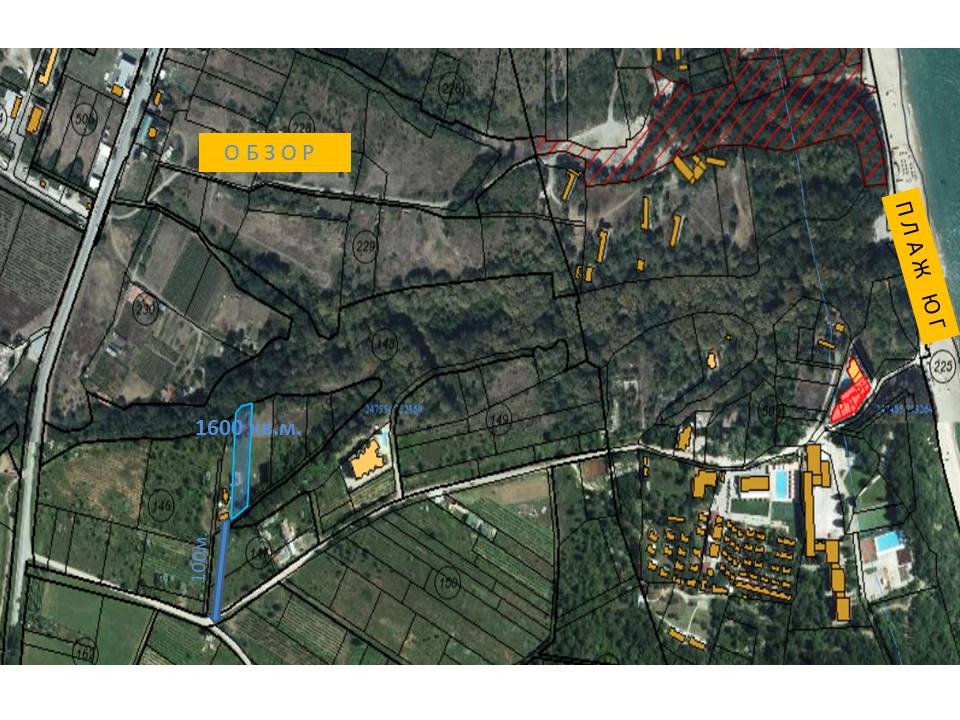 Продава ПАРЦЕЛ, гр. Обзор, област Бургас, снимка 2 - Парцели - 55006594