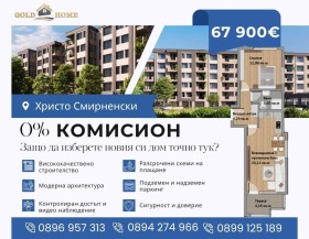 1 hálószoba Hristo Smirnenski, Plovdiv
