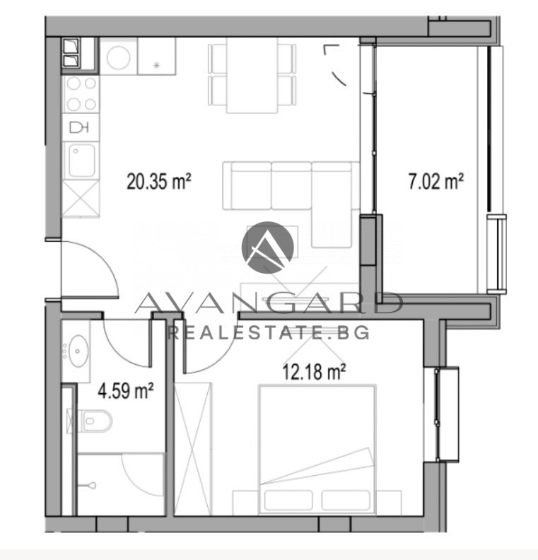 À vendre  1 chambre Plovdiv , Hristo Smirnenski , 61 m² | 46659739