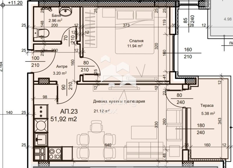 Продава 2-СТАЕН, гр. Пловдив, Кючук Париж, снимка 11 - Aпартаменти - 48416131