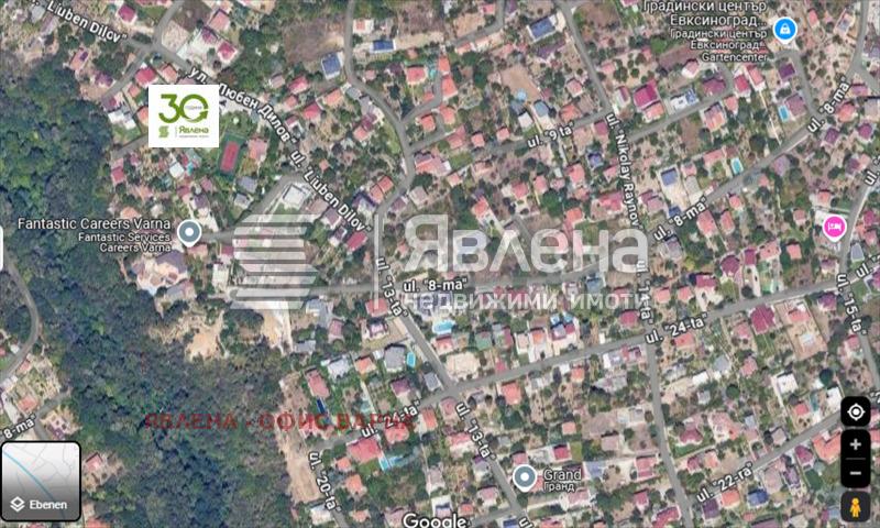 Продава ПАРЦЕЛ, гр. Варна, м-т Евксиноград, снимка 2 - Парцели - 54861013