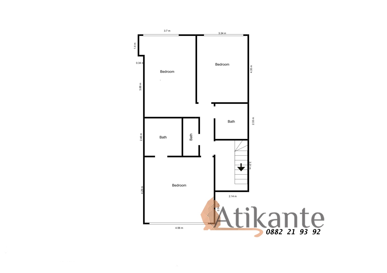 Продава КЪЩА, гр. София, Бояна, снимка 17 - Къщи - 54195406